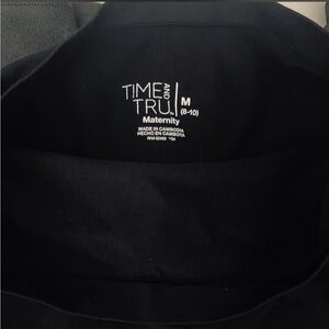 Time and Tru Black Maternity leggings